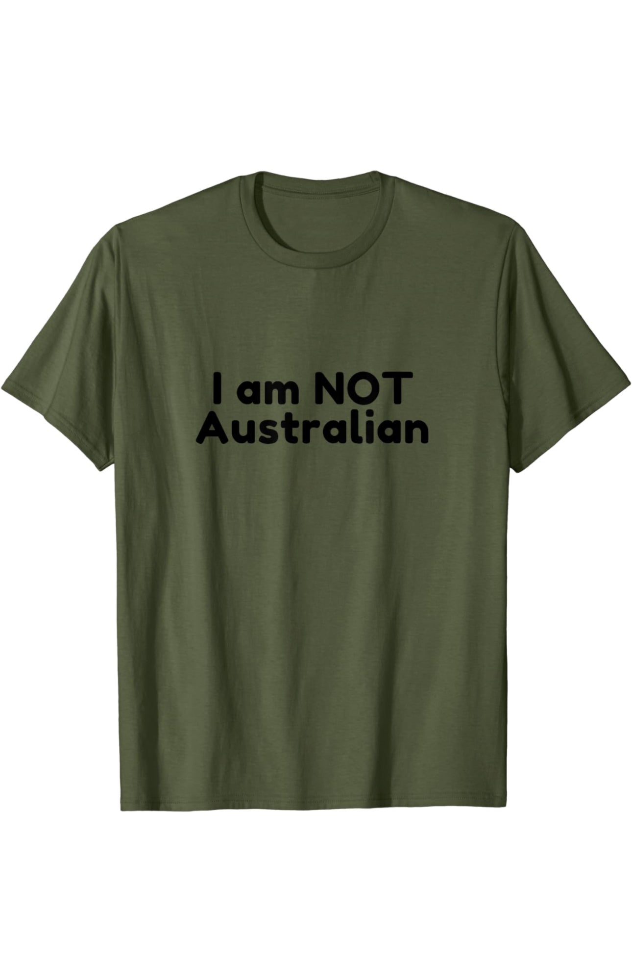A humorous sweatshirt with the bold “I Am NOT Australian” design, perfect for travelers, expats, and those who love a funny nationality joke. A great conversation starter hoodie for trips, social events, or gifting to friends with a sense of humor.