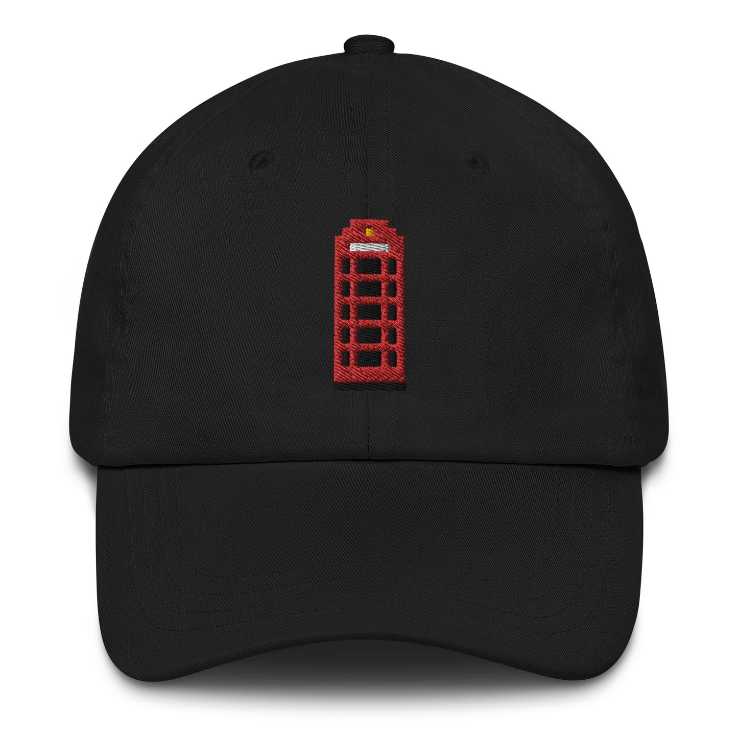 Embroidered Great Britain’s Red BT Telephone Box - Base Ball Cap