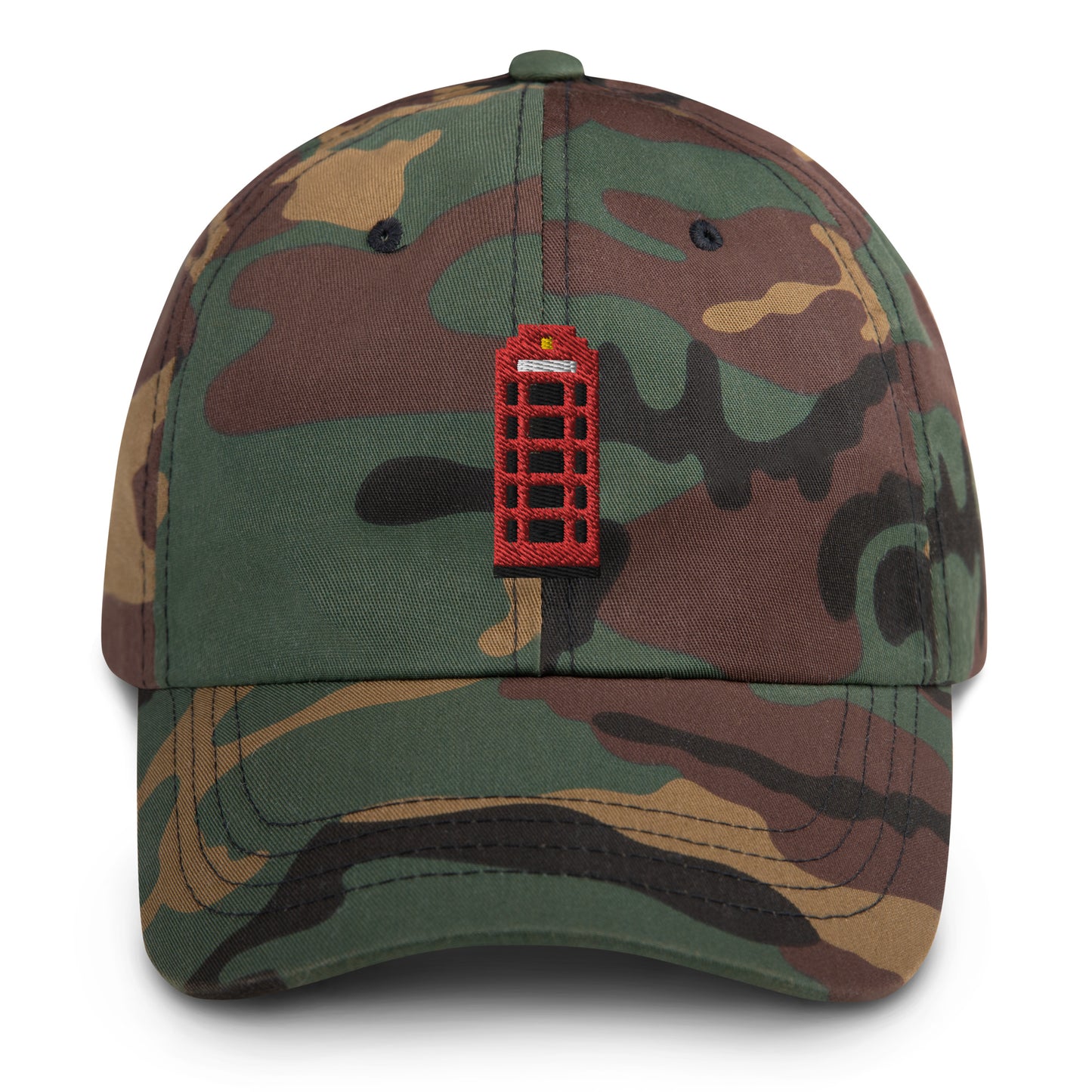 Embroidered Great Britain’s Red BT Telephone Box - Base Ball Cap