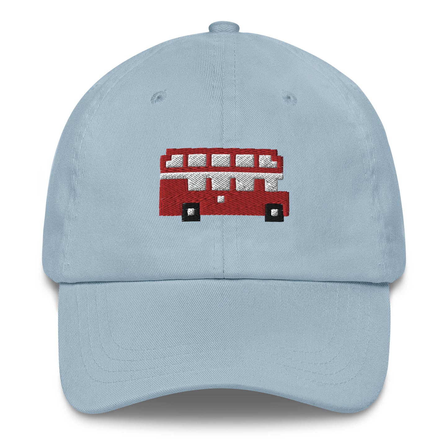 Embroidered London Route Master Double Decker Bus - Baseball Cap