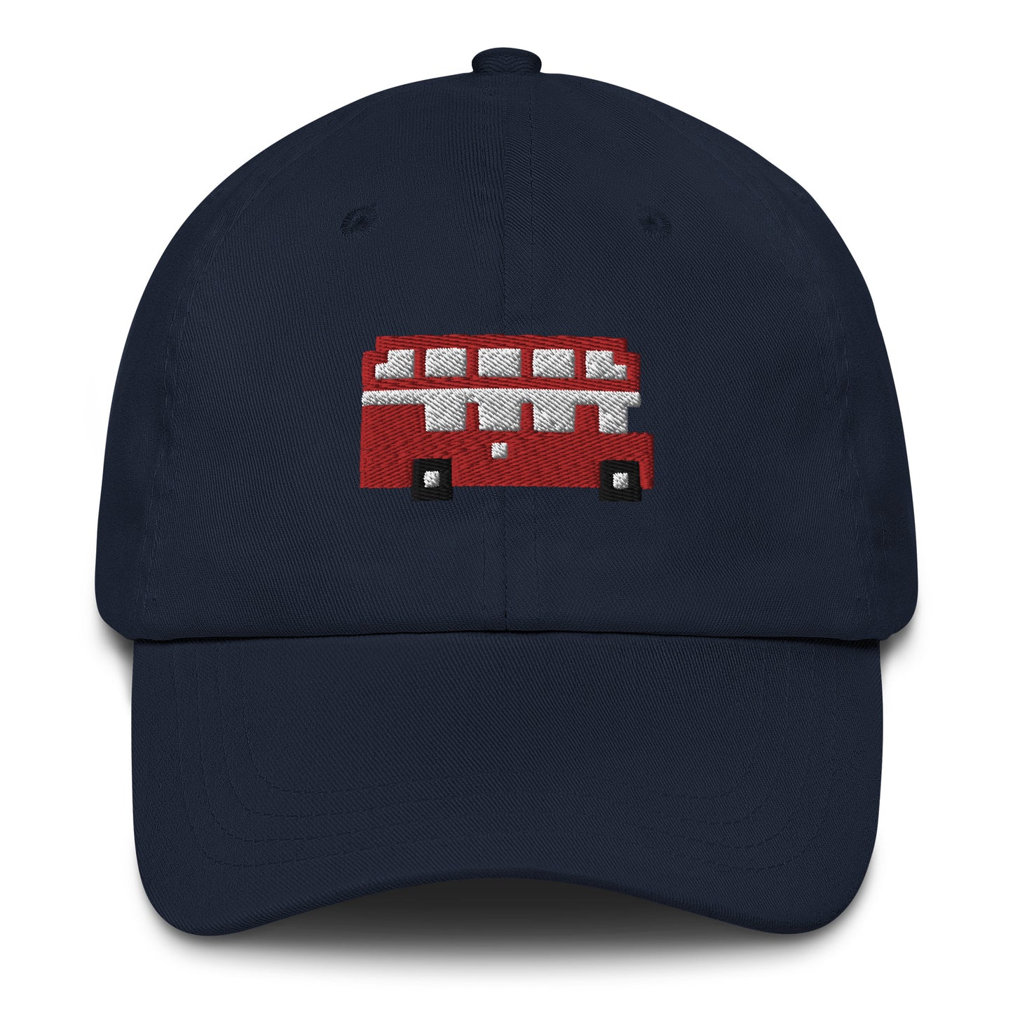 Embroidered London Route Master Double Decker Bus - Baseball Cap