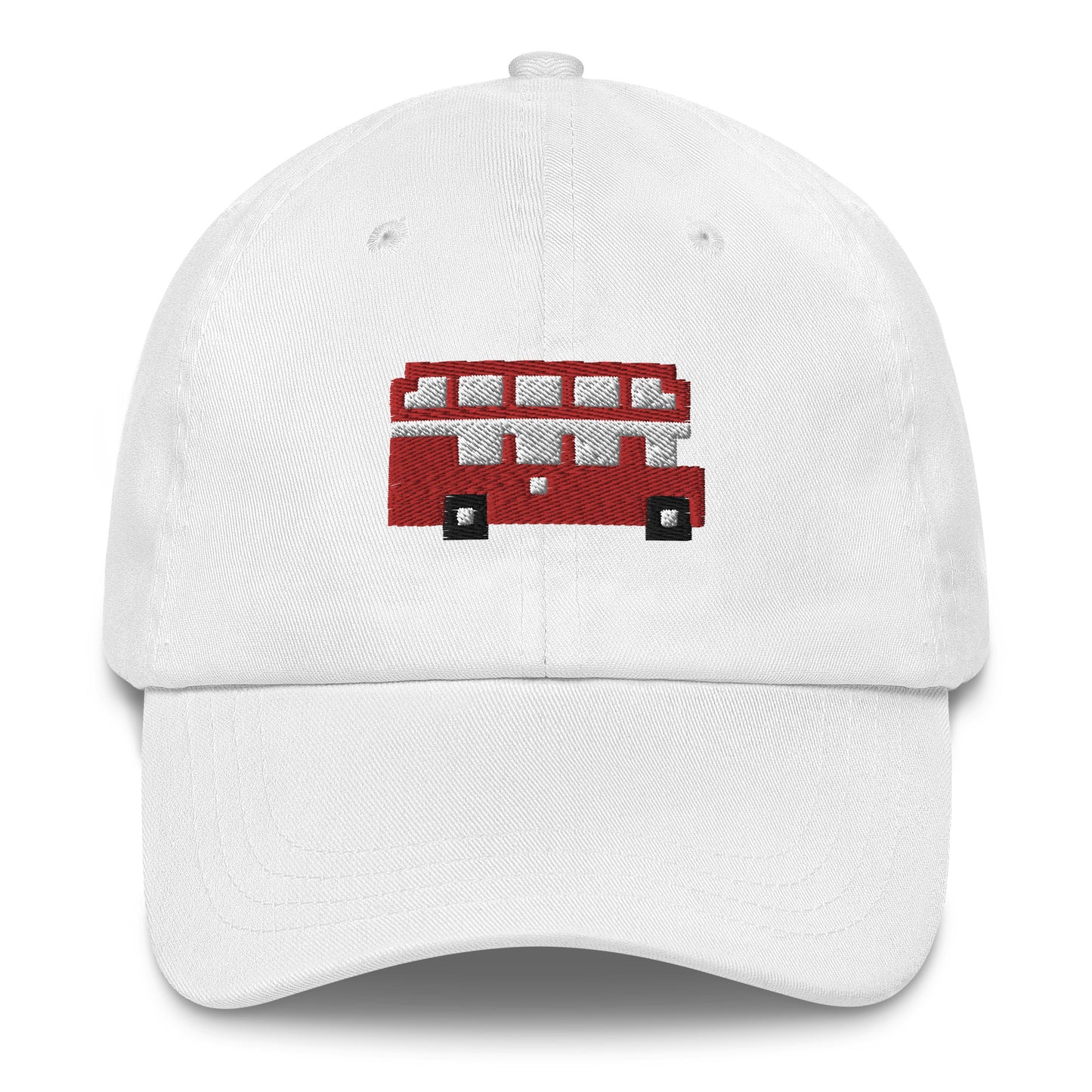 Embroidered London Route Master Double Decker Bus - Baseball Cap