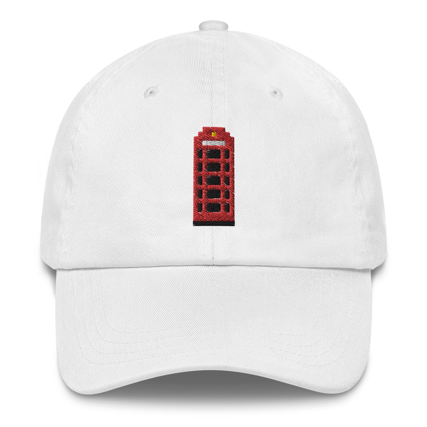 Embroidered Great Britain’s Red BT Telephone Box - Base Ball Cap