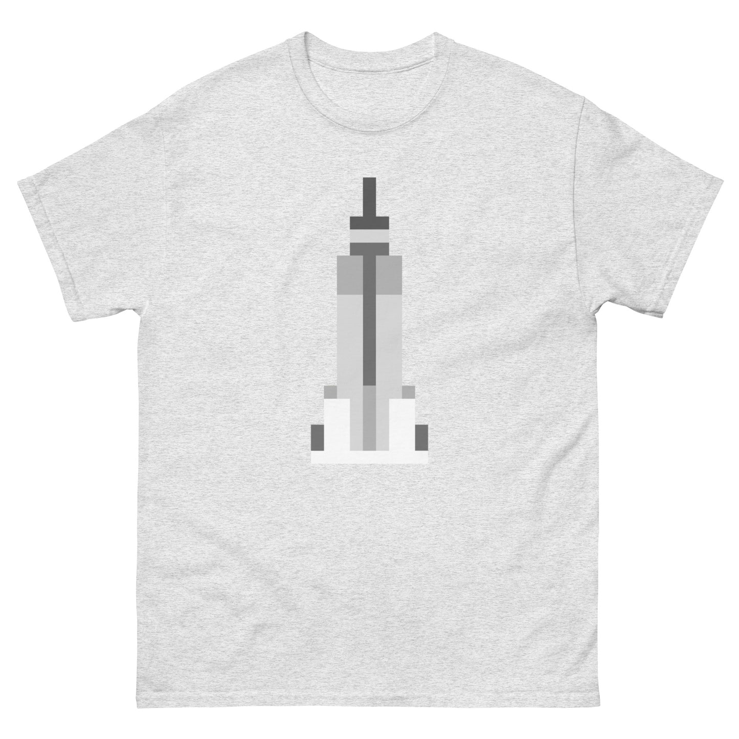 New York Pixelated SkyScrapper - Men's T-Shirt Ash t-shirt