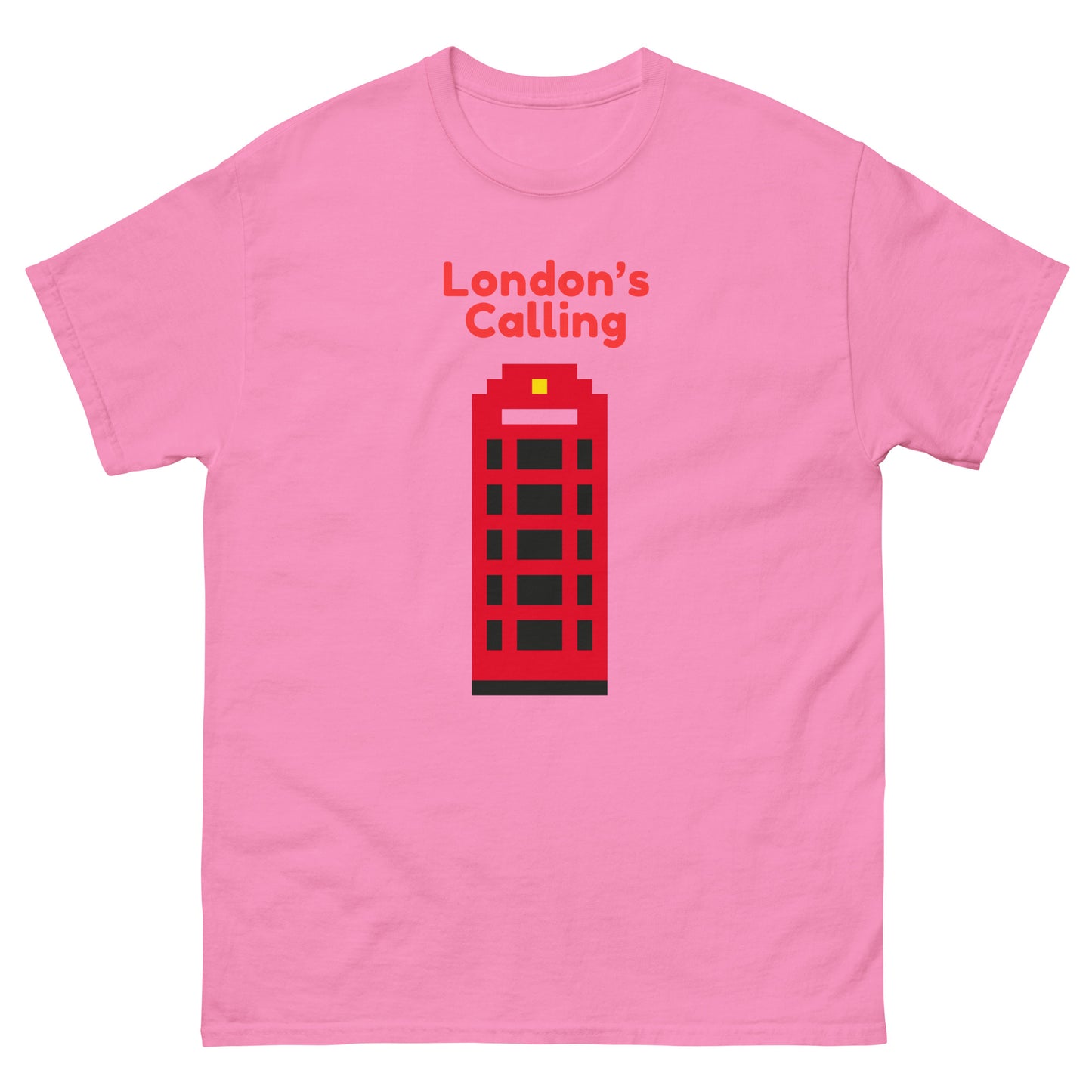 London’s Calling Pixelated Telephone Box - Men's classic tee Azalea t-shirt