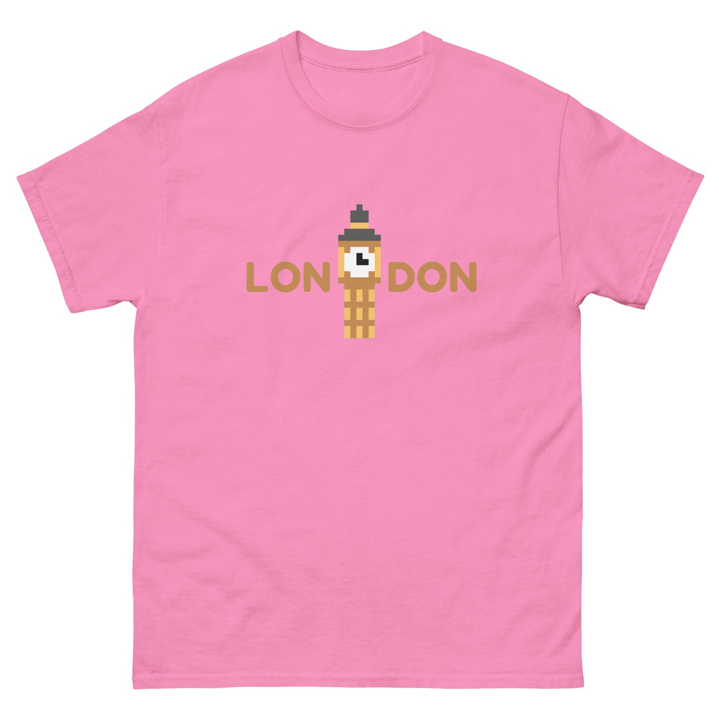 Pixelated Big Ben Inside The Word London - t-shirt Azalea t-shirt