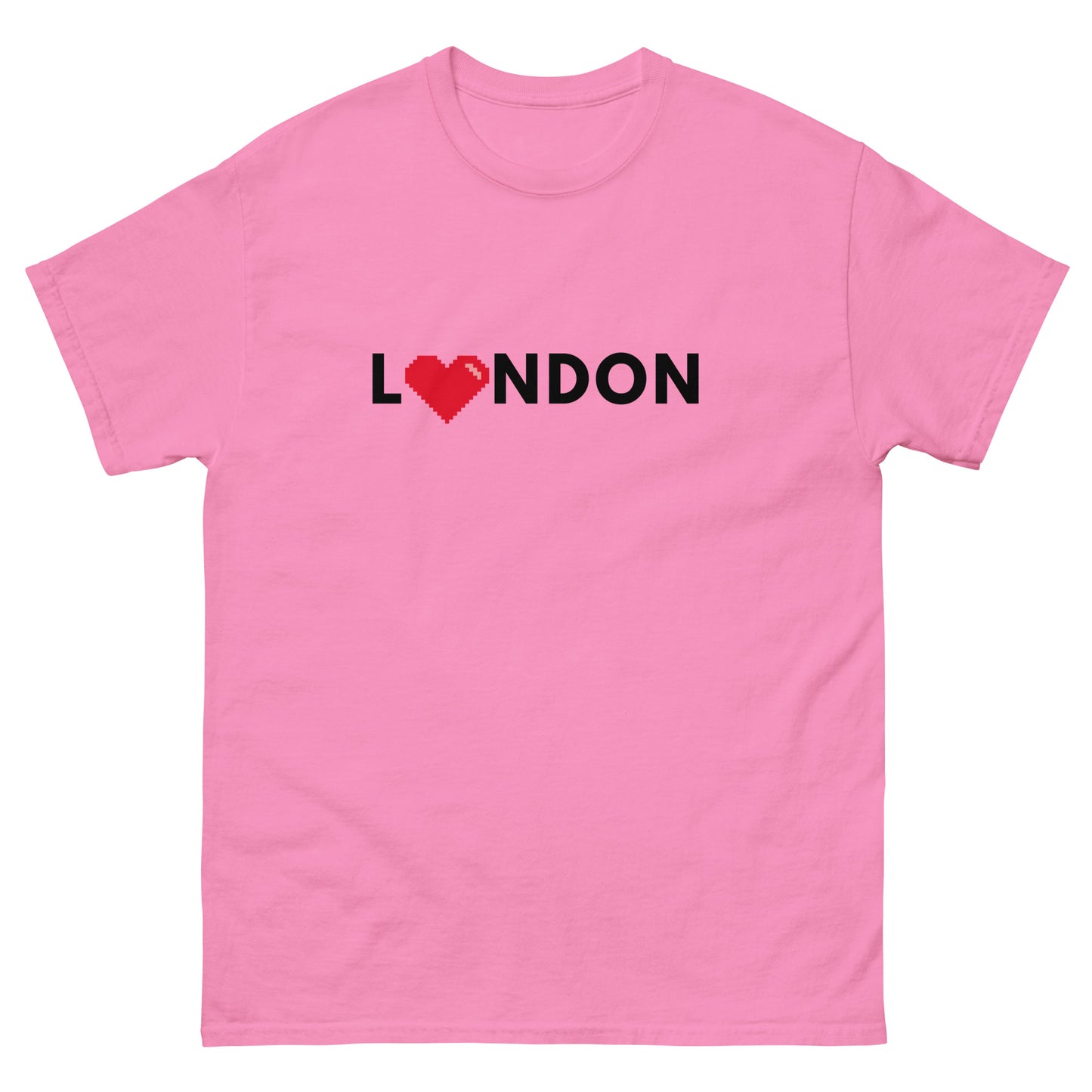 I Love London Pixelated Heart - classic tee Azalea t-shirt