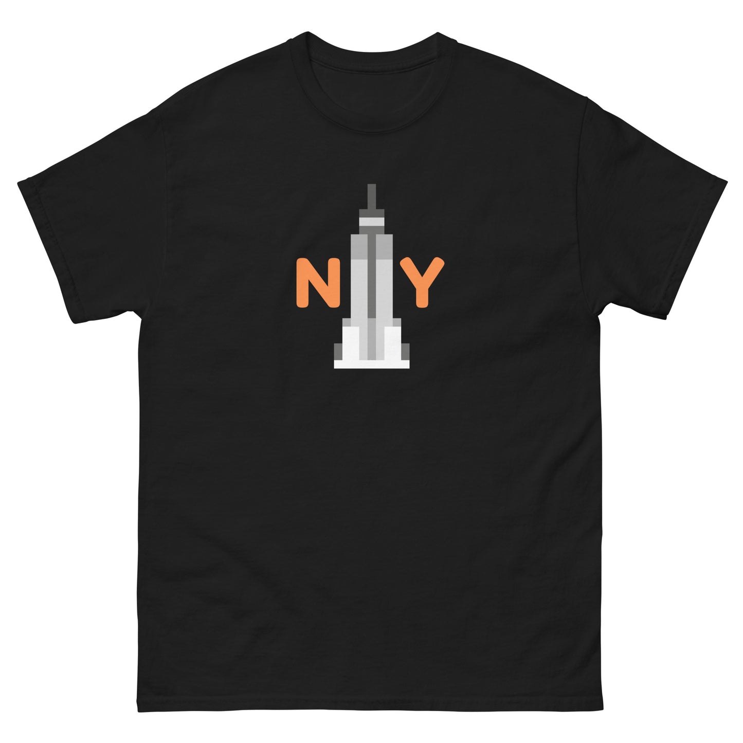 NYC Skyscraper T-Shirt – New York Skyline Graphic Tee for City Lovers & Tourists Black t-shirt