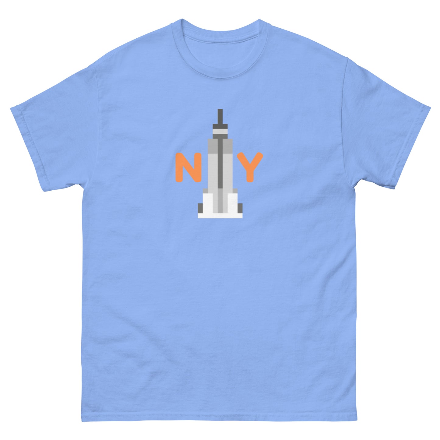 NYC Skyscraper T-Shirt – New York Skyline Graphic Tee for City Lovers & Tourists Carolina Blue t-shirt