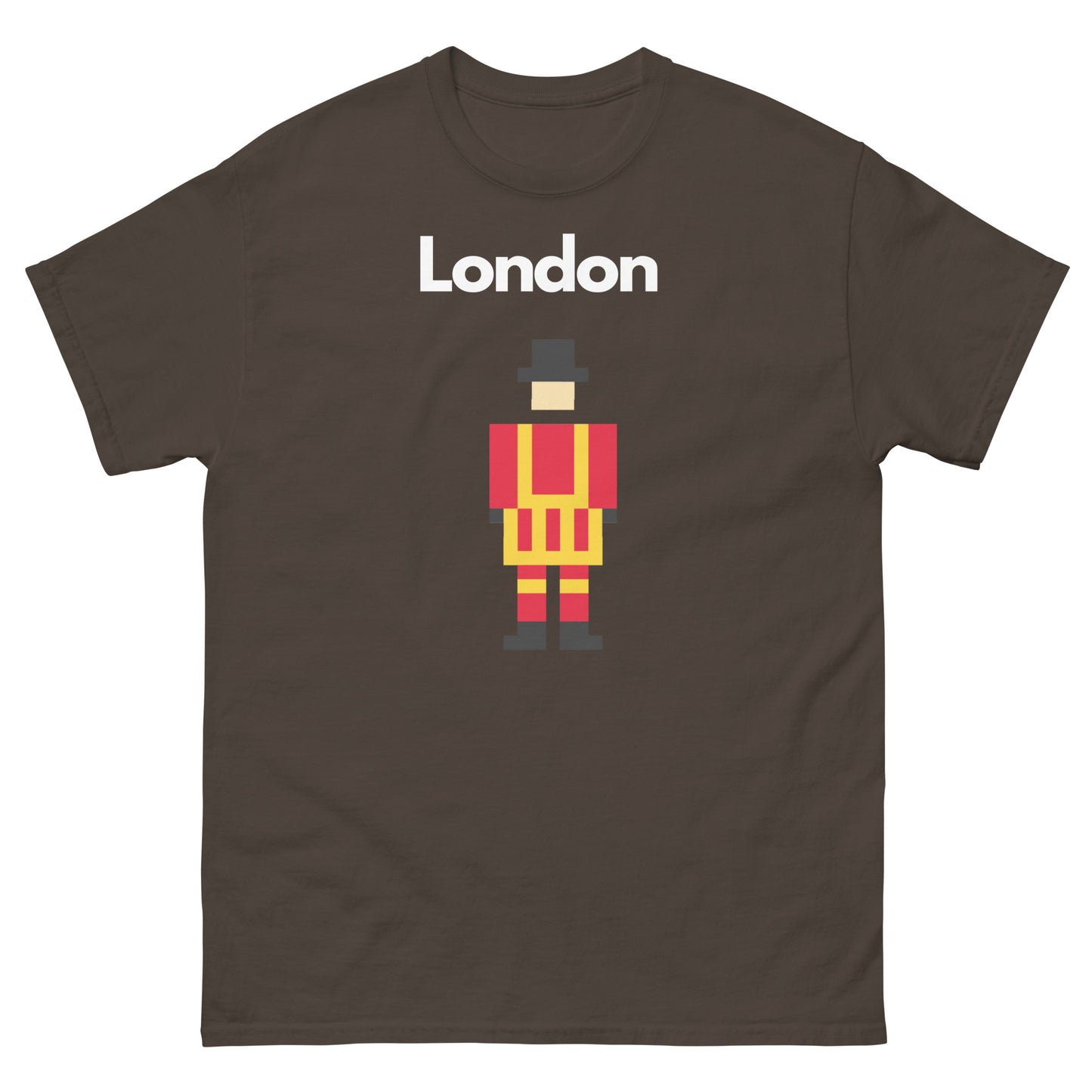 London Royal Guard Aka Beefeater - Men's classic tee Dark Chocolate t-shirt
