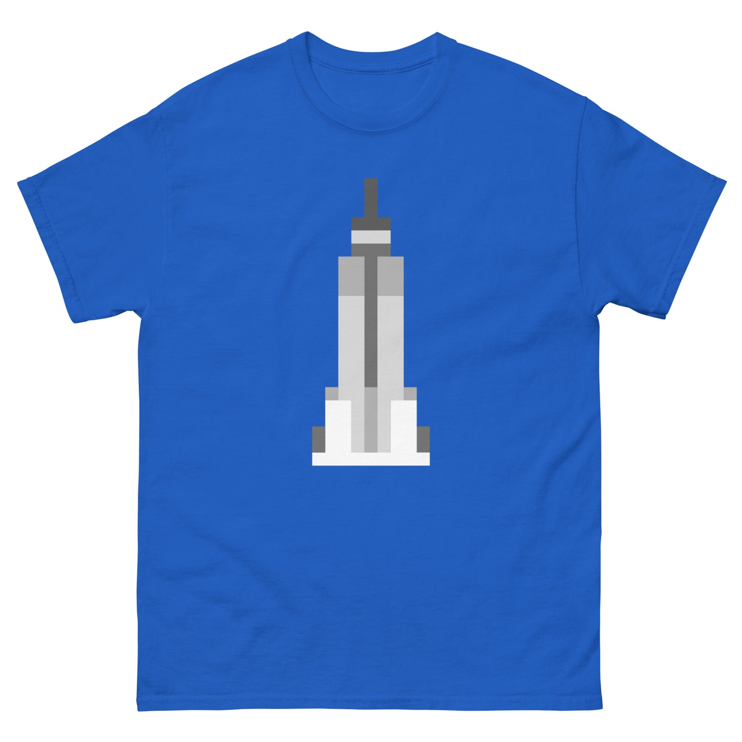 New York Pixelated SkyScrapper - Men's T-Shirt Royal t-shirt