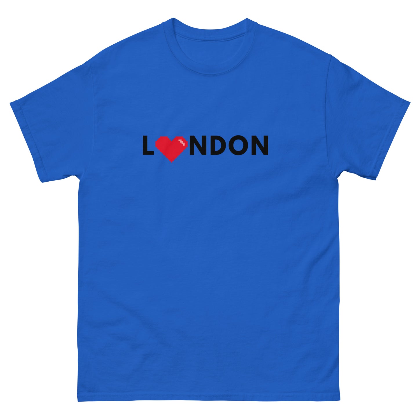 I Love London Pixelated Heart - classic tee Royal t-shirt