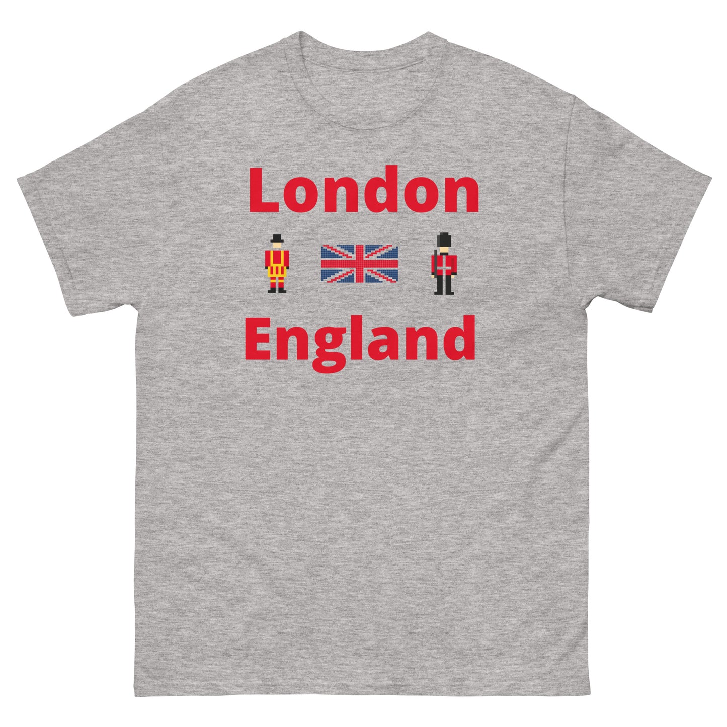 London England Royal Guard T-Shirt – Iconic British Soldier Tee for UK Fans & Tourists Sport Grey t-shirt