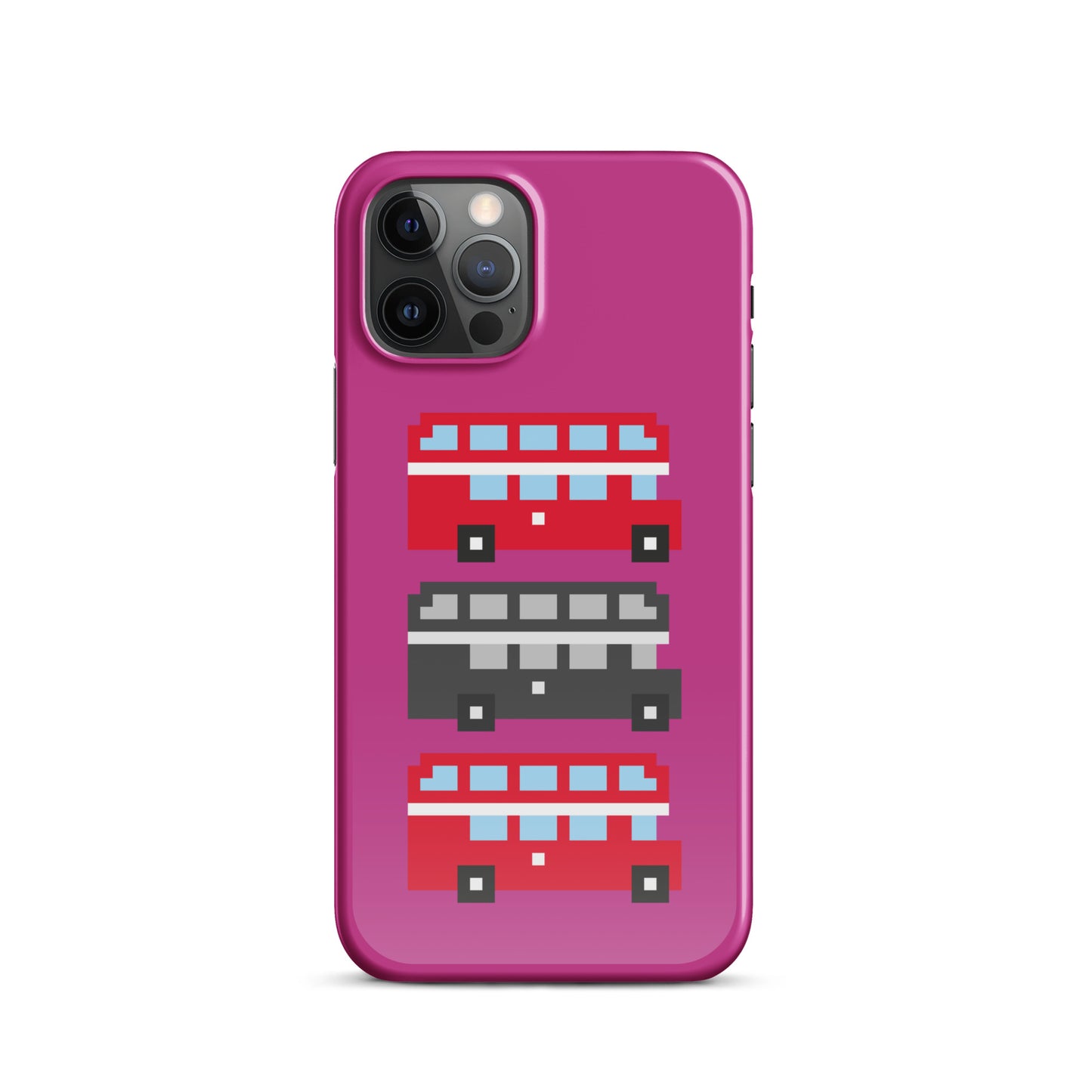 Mulit Coloured London Double Decker Bus - Snap case for iPhone®