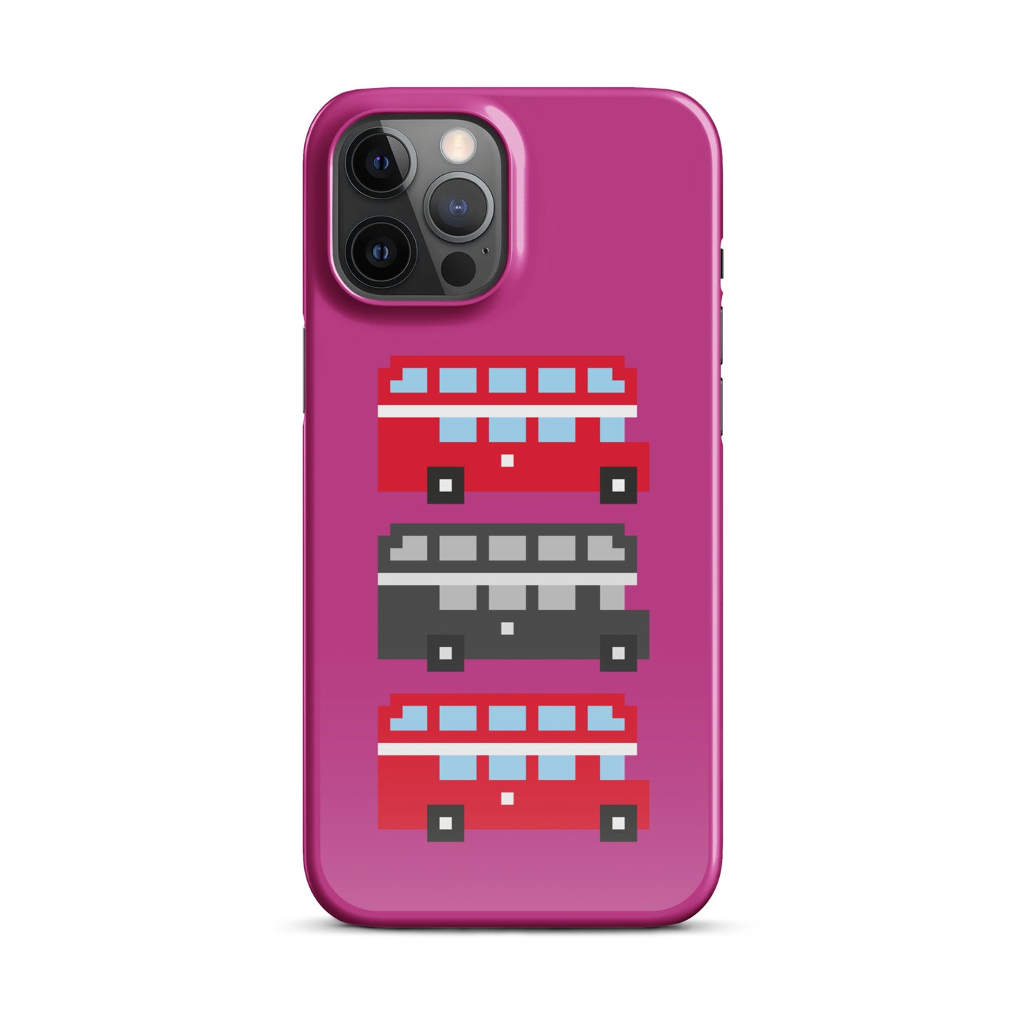 Mulit Coloured London Double Decker Bus - Snap case for iPhone®