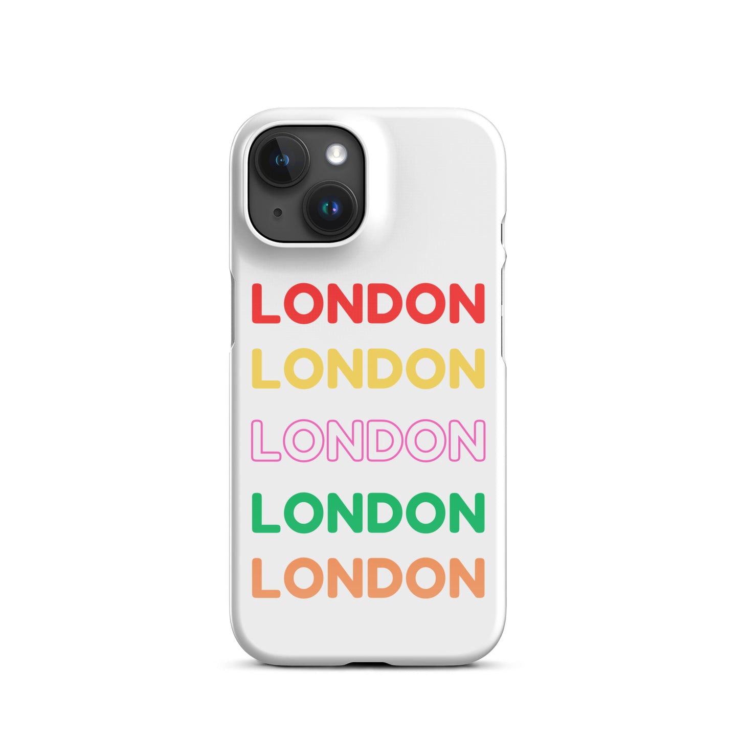 Colourful London Design Snap case for iPhone®