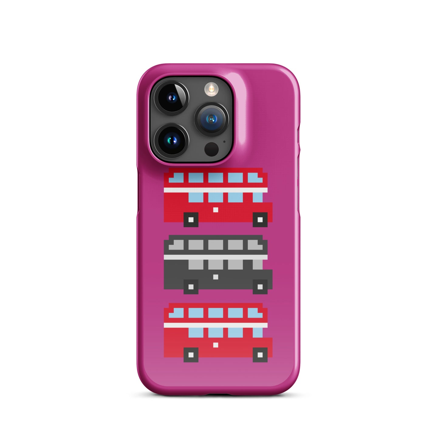 Mulit Coloured London Double Decker Bus - Snap case for iPhone®