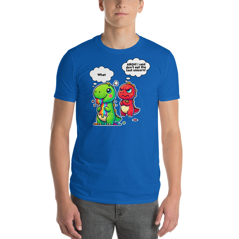 I Said Don’t Eat The Last Unicorn - Short-Sleeve T-Shirt Royal Blue t-shirt