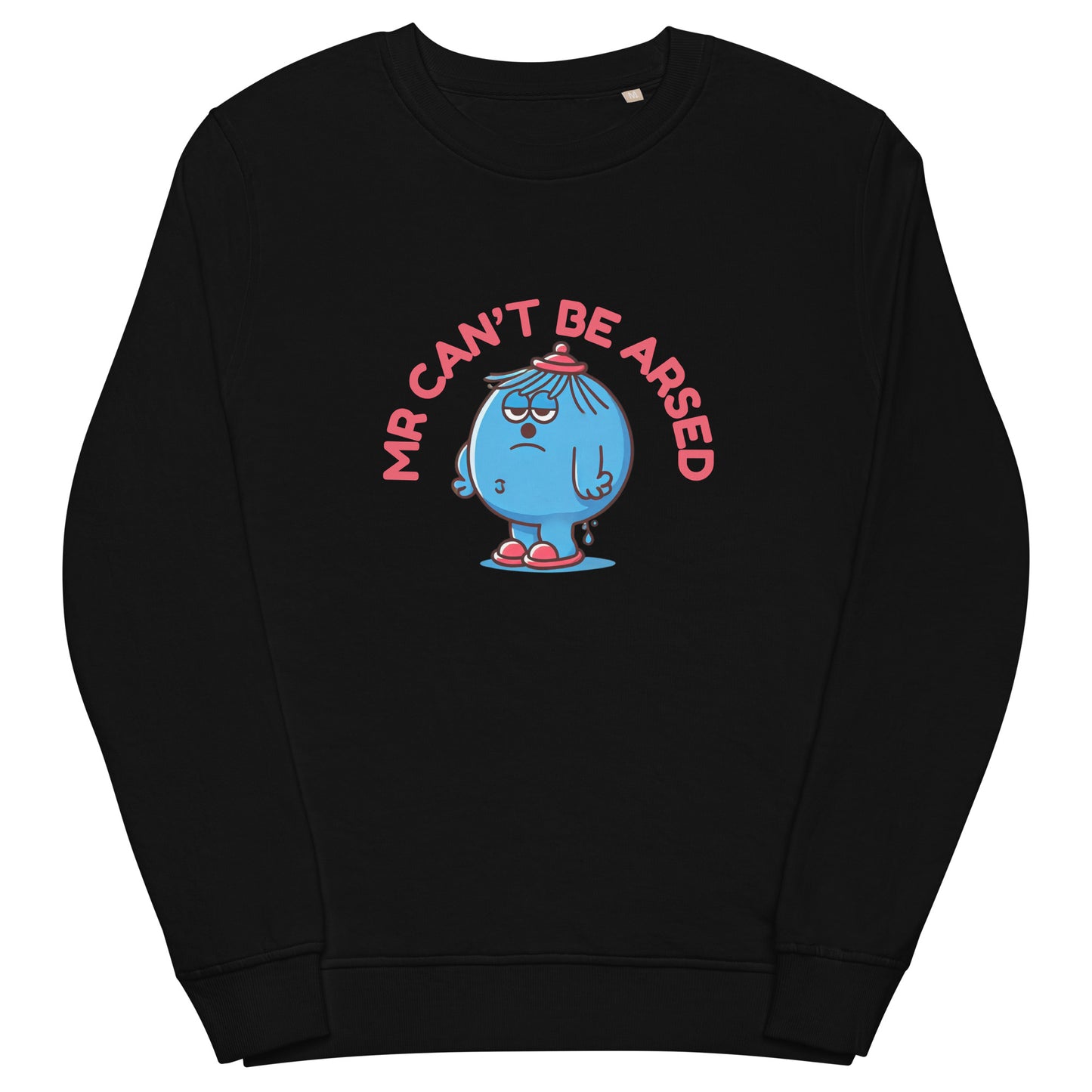 Mr Can’t Be Arsed sweatshirt – funny unisex pullover for lazy people and sarcasm lovers