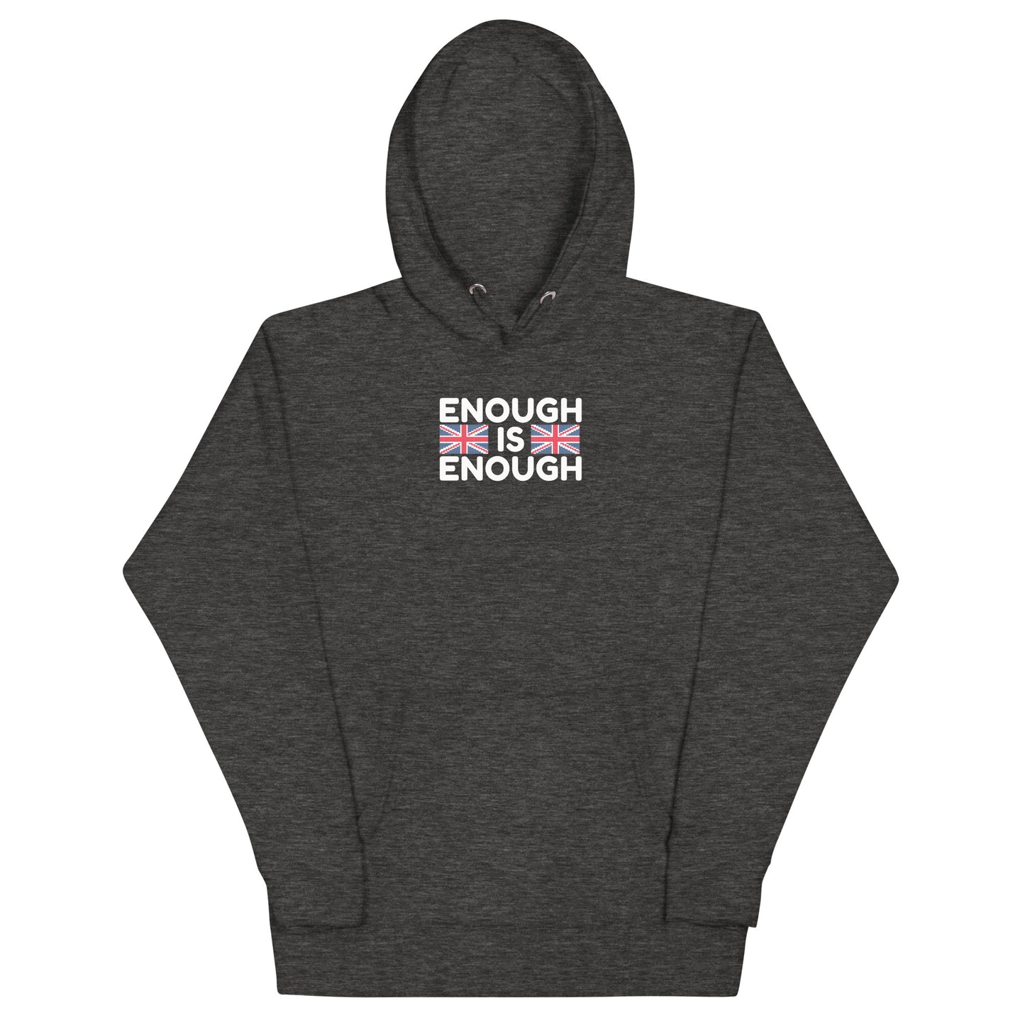 Enough Is Enough - Unisex Hoodie Charcoal Heather Hoodie