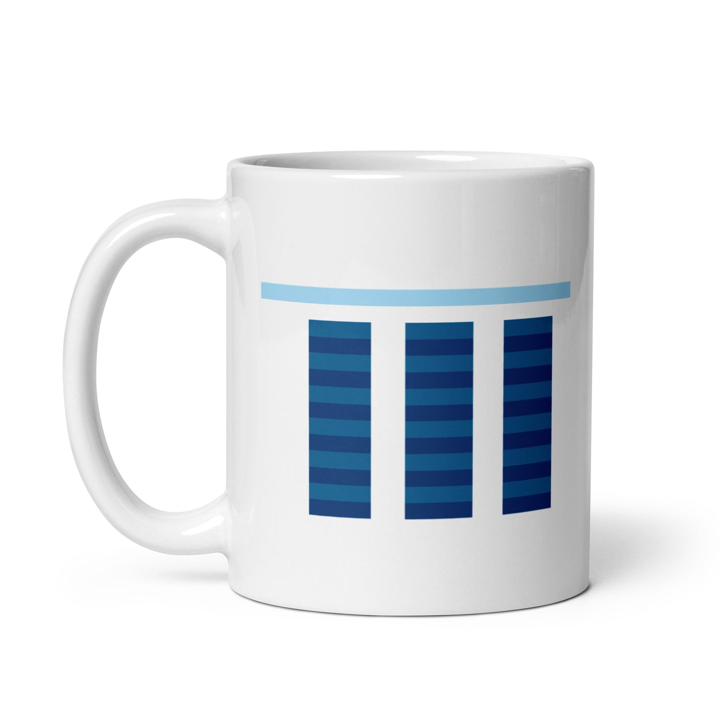 The Marina Sands Hotel, Singapore White glossy mug