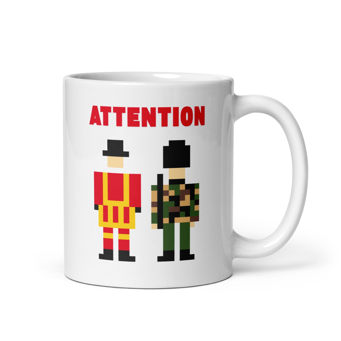 British Royal Guard & Soldier Camouflage Souvenir - White Glossy Mug Default Title Mug