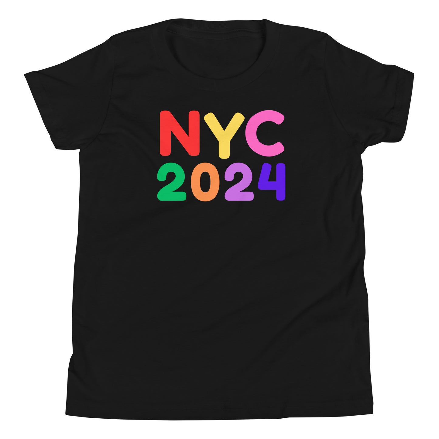 NYC Multi Coloured Youth Short Sleeve T-Shirt t-shirt