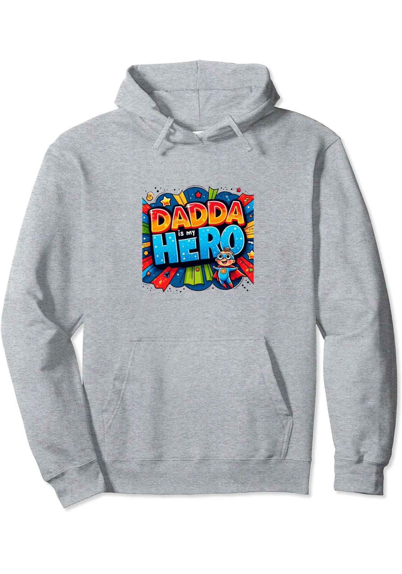 Colourful Design with the text ‘Dadda is my Hero’