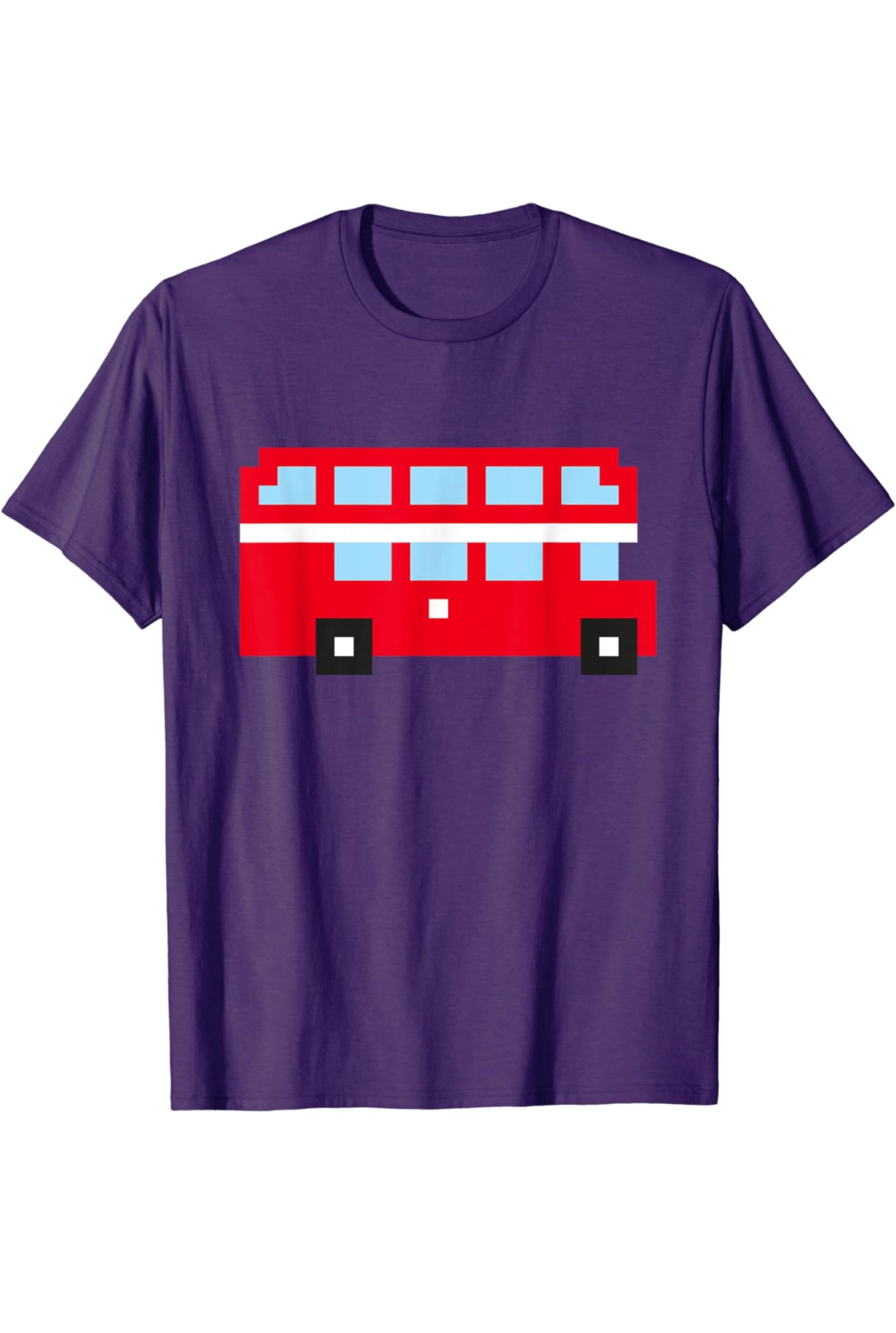 Pixelated design of a London Double Decker Route Master Bus