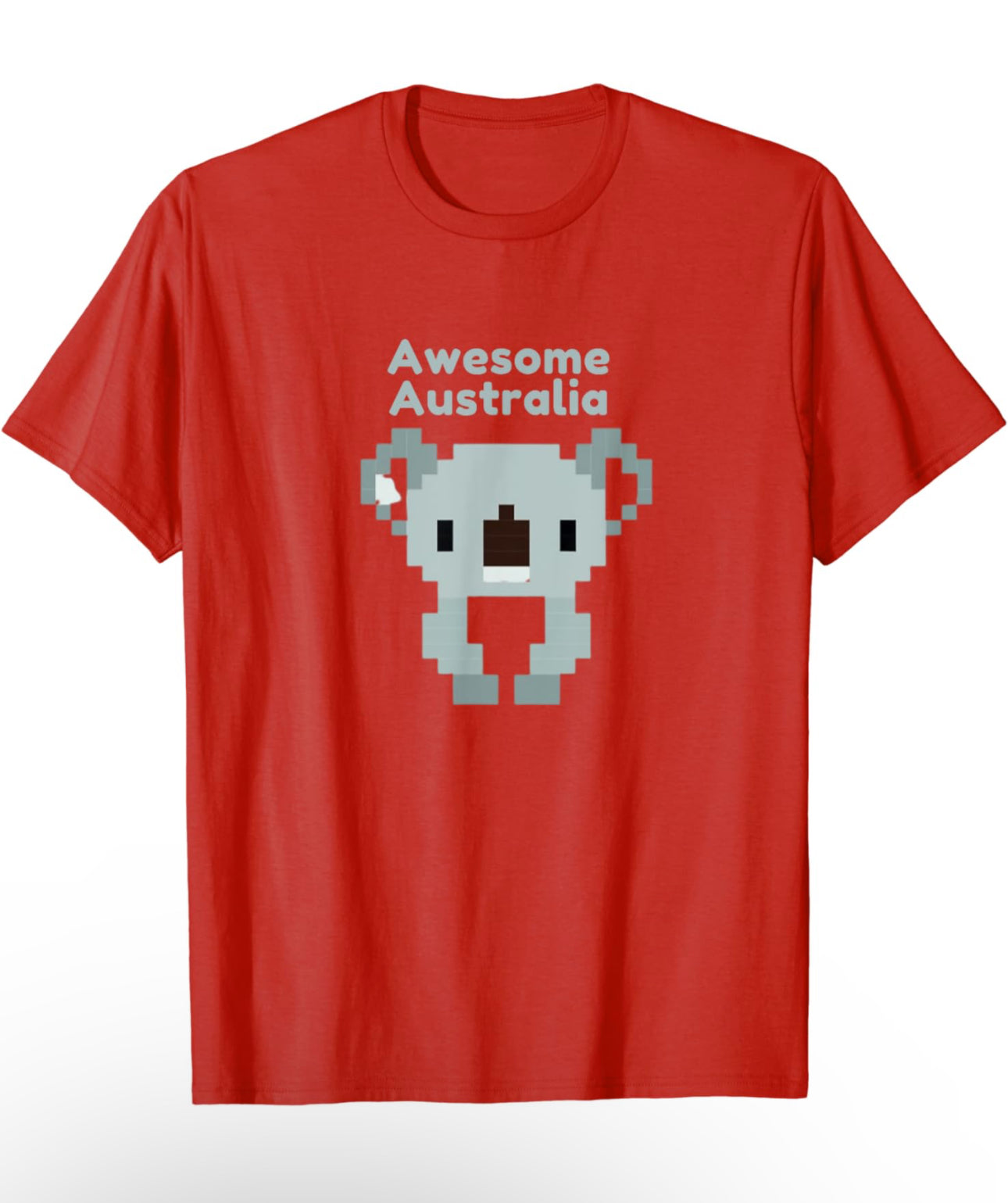 Australia Rocks con Koala Pixelato - T-shirt a maniche corte