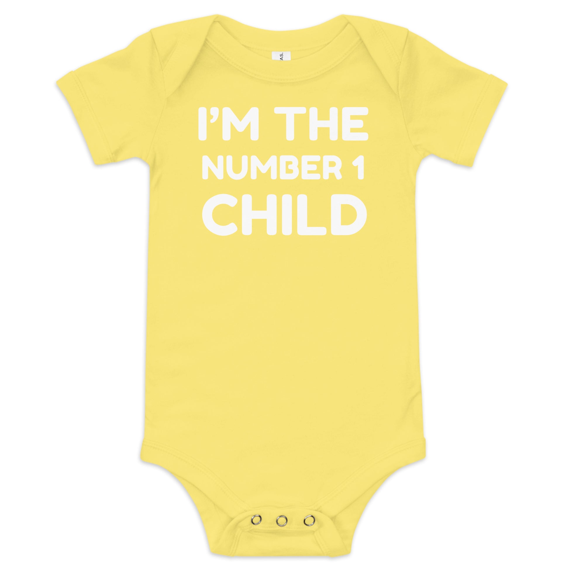 I’m The Number One Child Babygrow