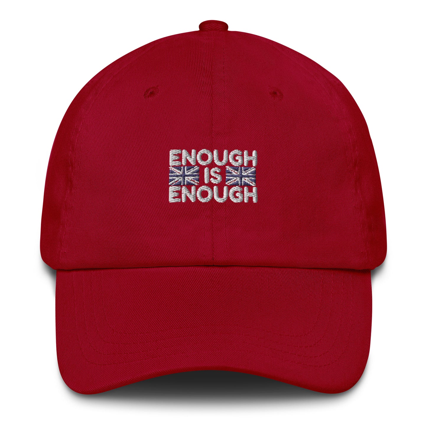 Enough is Enough - Union Jack Flag Baseball Cap