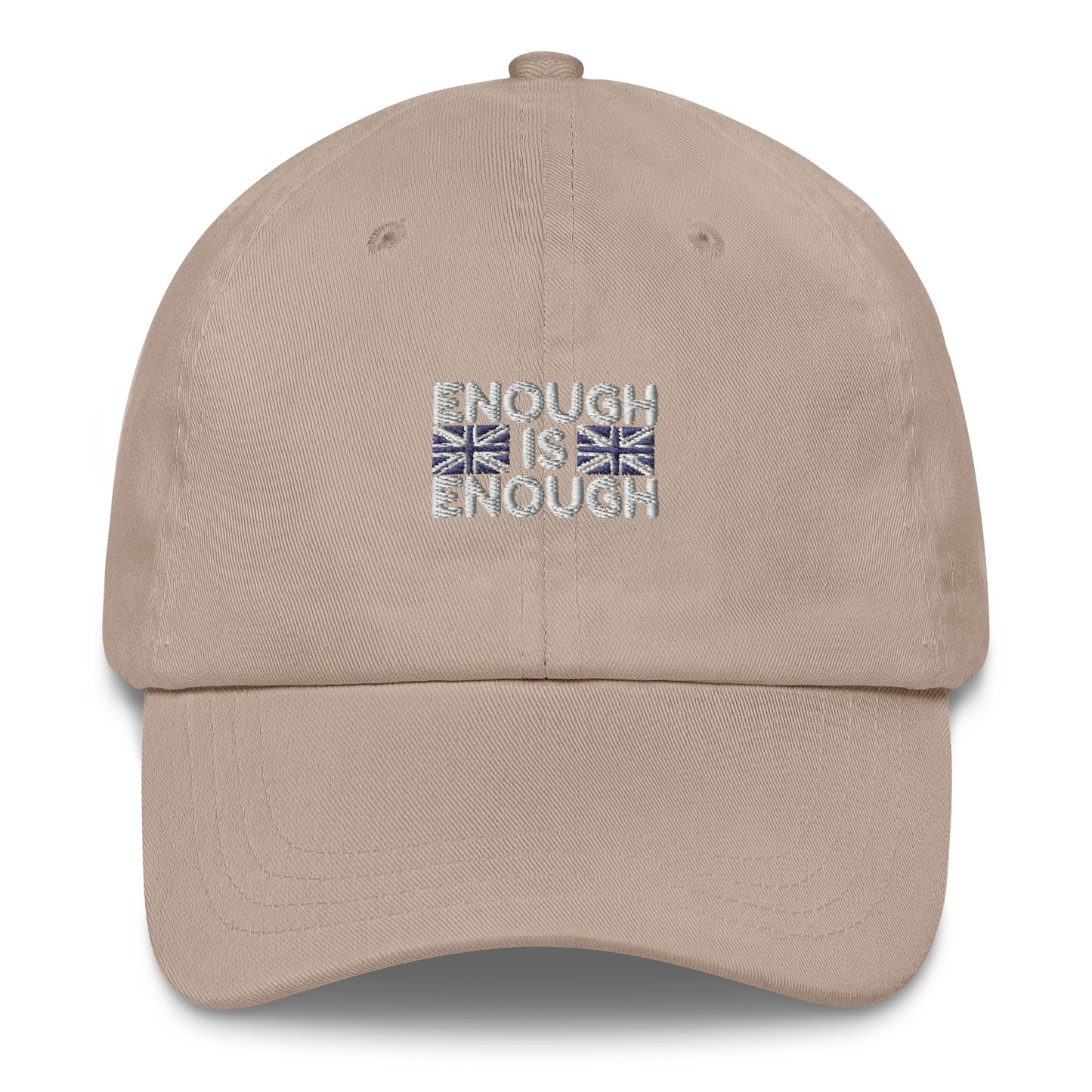 Enough is Enough - Union Jack Flag Baseball Cap