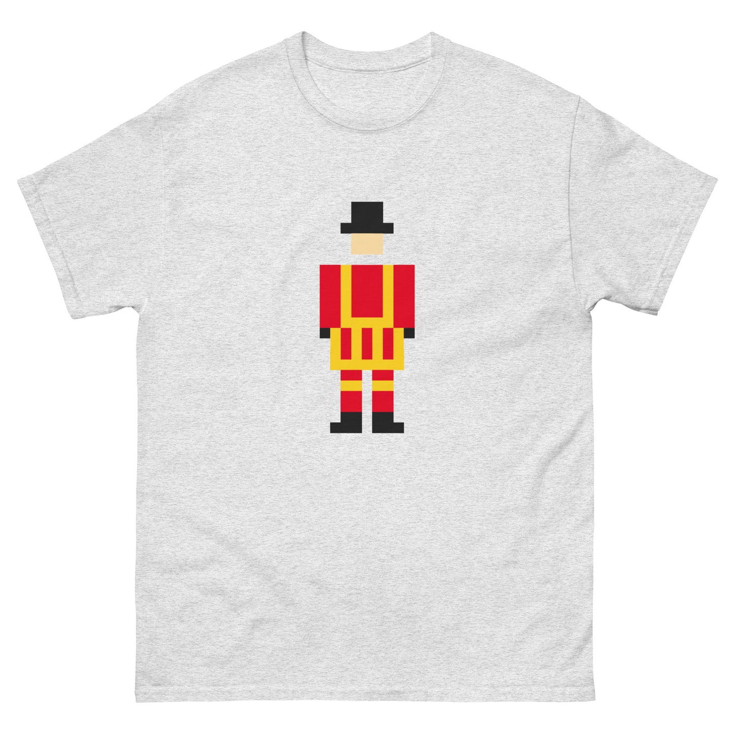 A royal guard or beefeater from the Tower of London. The royal guard is a pixel design suitable for all. 