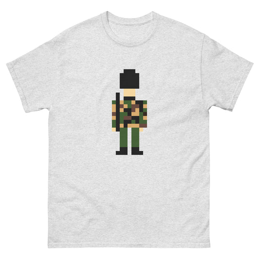 Military Soldier Pixelated Design -classic t-shirt