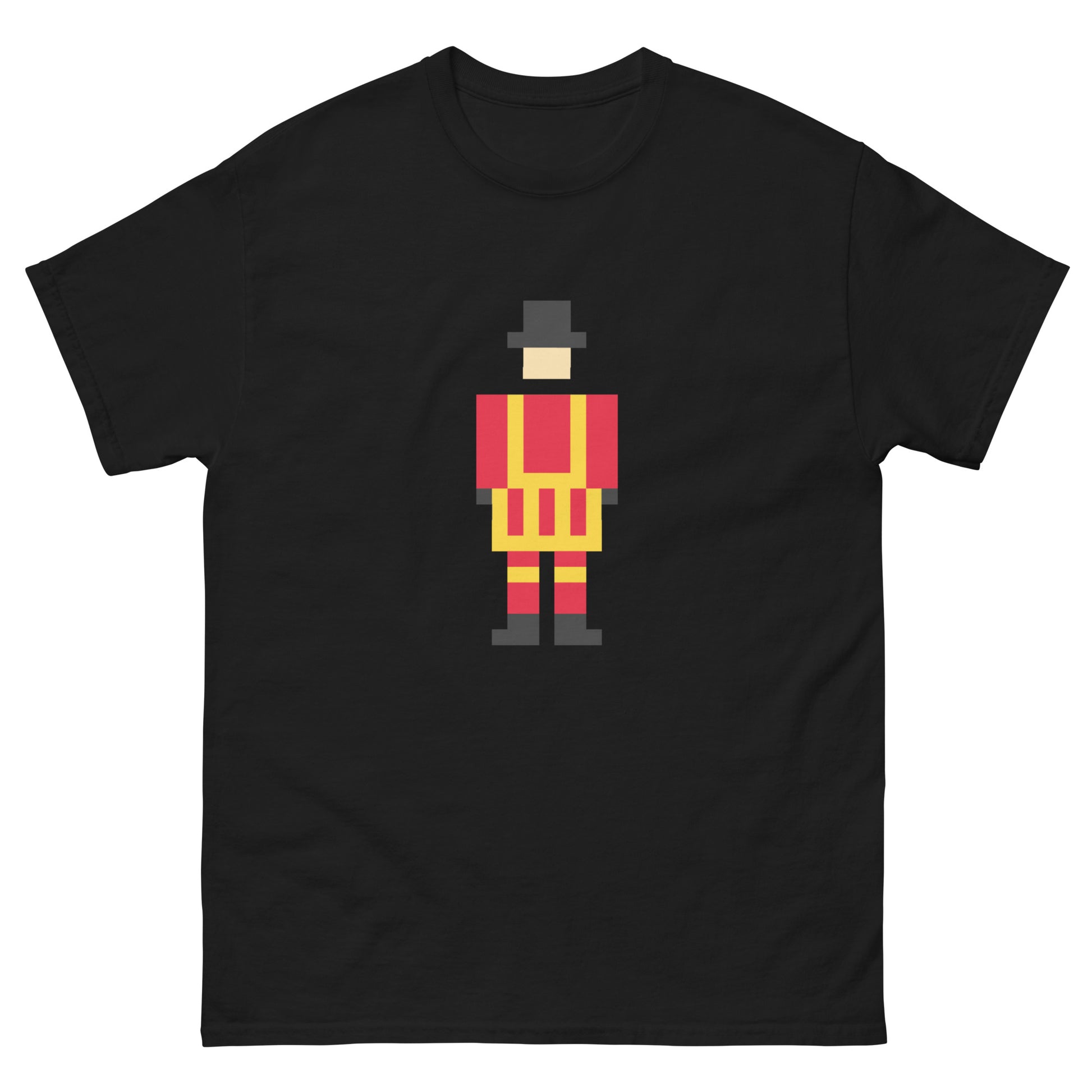 A royal guard or beefeater from the Tower of London. The royal guard is a pixel design suitable for all. 