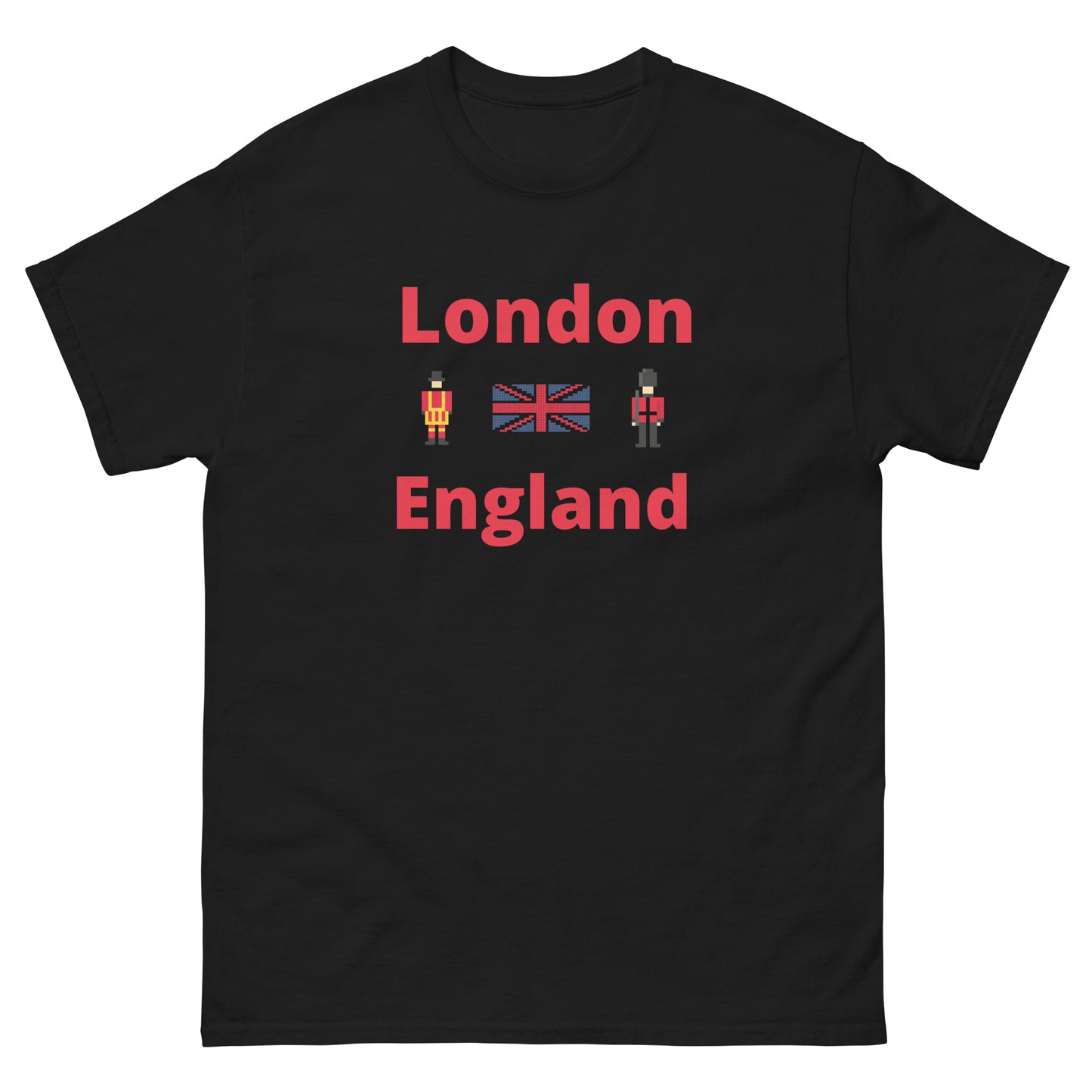 I love London with royal guard, Union Jack and solider T-Shirt