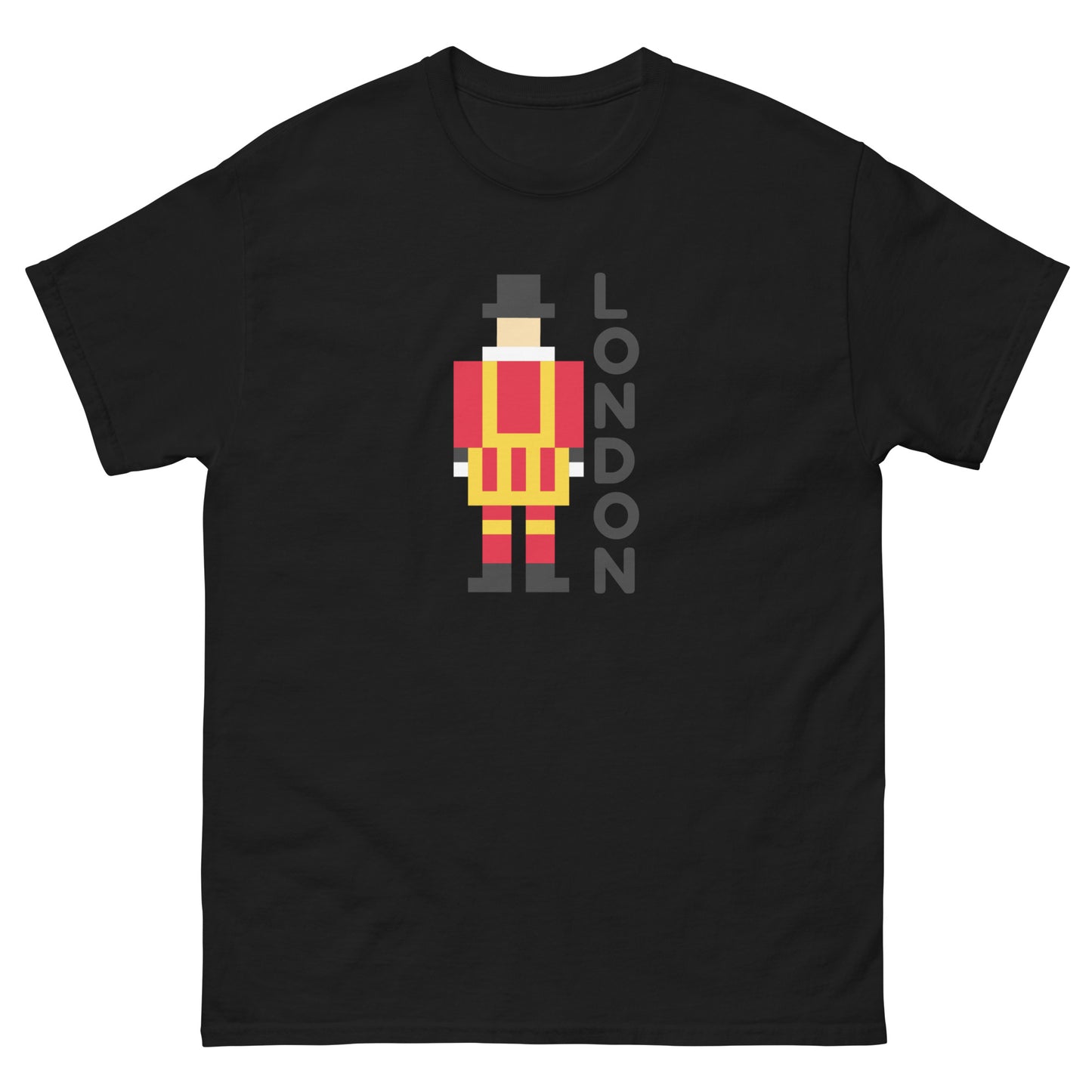 Royal Guard AKA Tower of London Beefeater Pixelated Design t-shirt