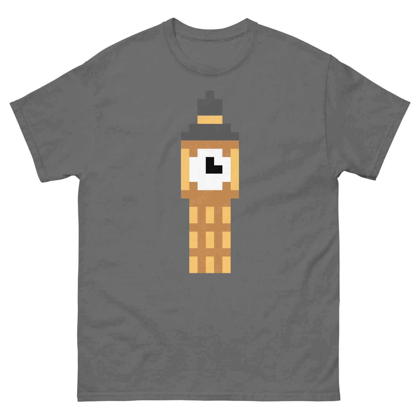 London’s Big Ben Elizabeth Tower Pixelated Design Classic tee