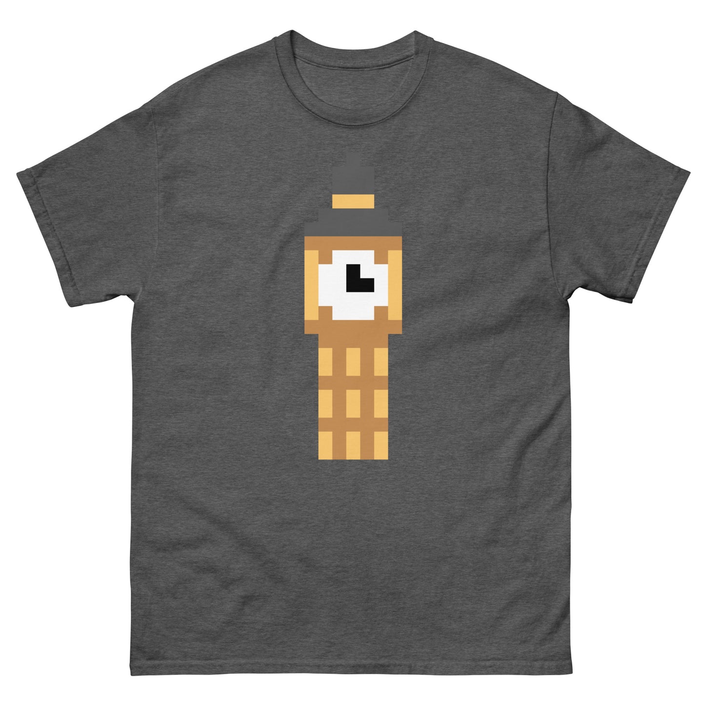 London’s Big Ben Elizabeth Tower Pixelated Design Classic tee