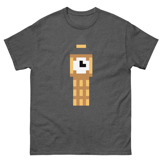 London’s Big Ben Elizabeth Tower Pixelated Design Classic tee