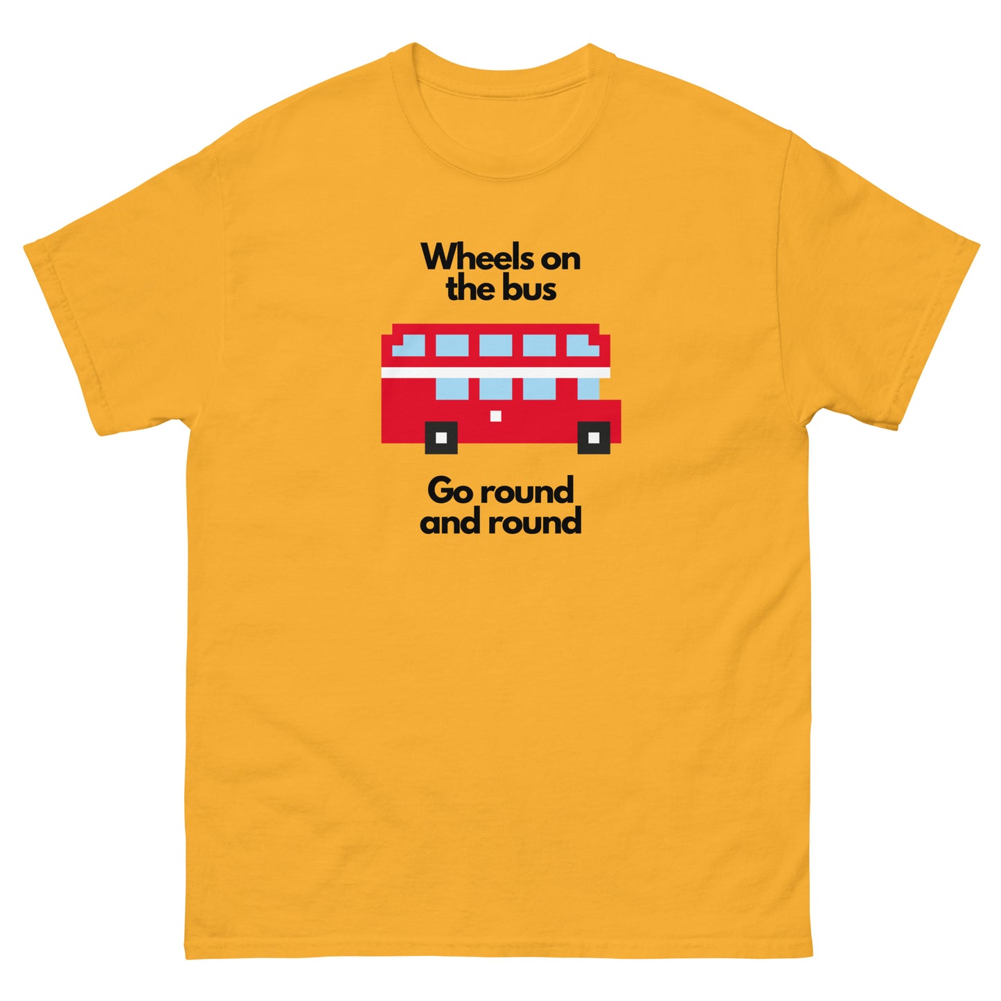 The Wheels on the Bus - Pixelated T-Shirt