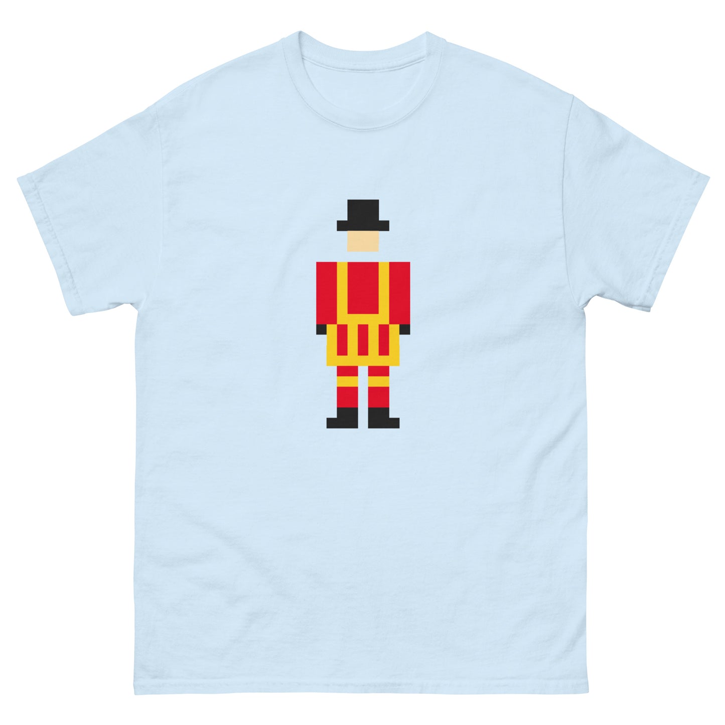 A royal guard or beefeater from the Tower of London. The royal guard is a pixel design suitable for all. 