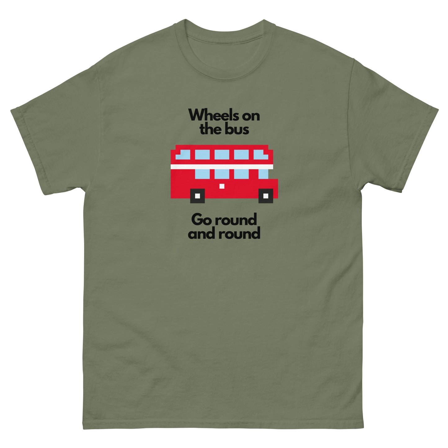 The Wheels on the Bus - Pixelated T-Shirt