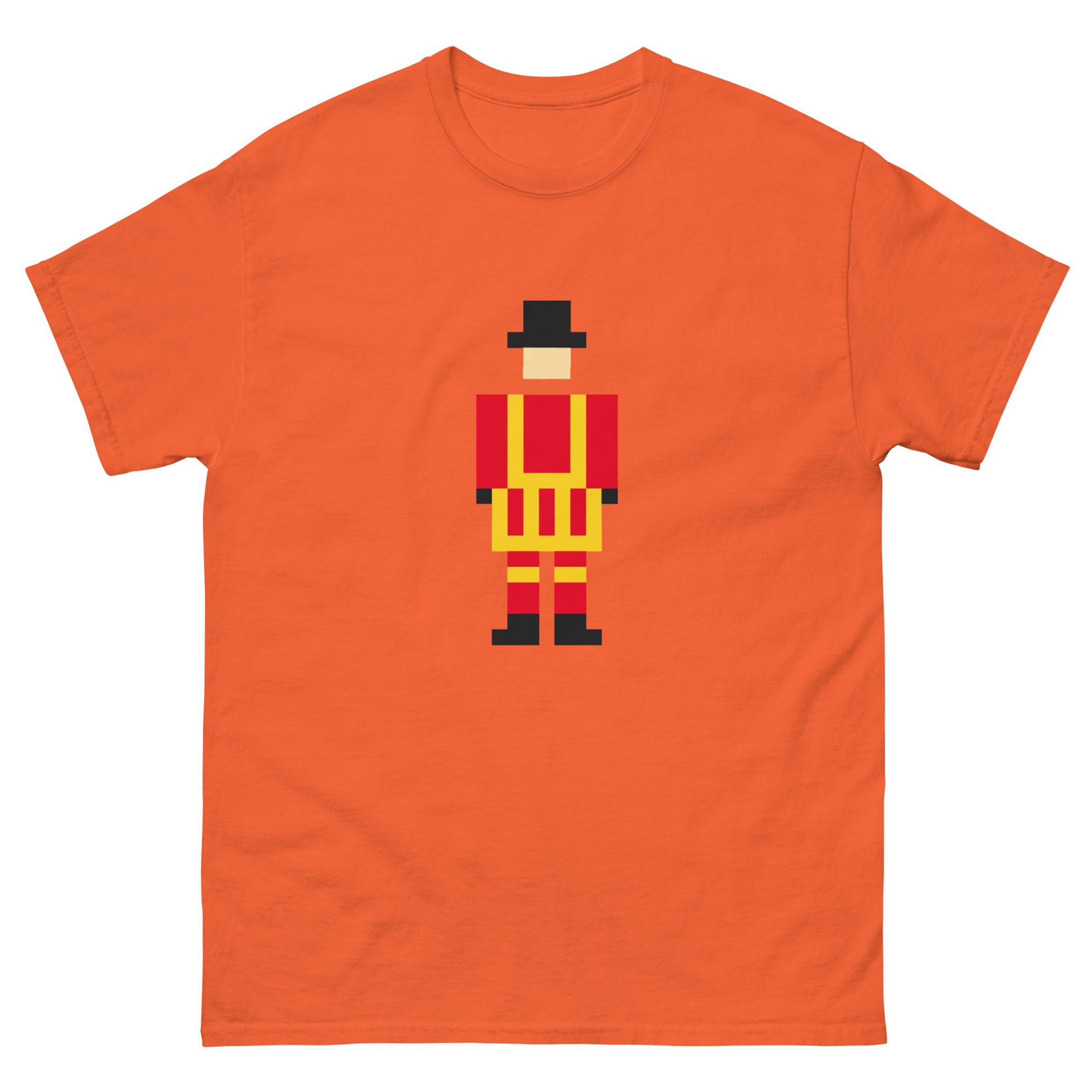 A royal guard or beefeater from the Tower of London. The royal guard is a pixel design suitable for all. 