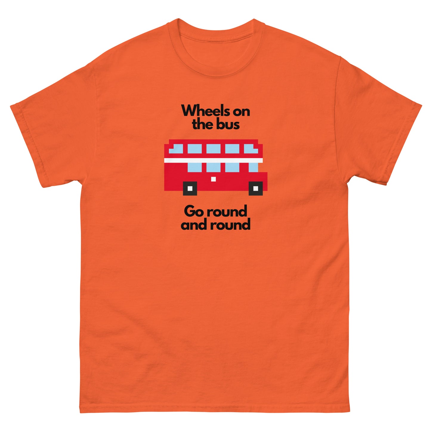 The Wheels on the Bus - Pixelated T-Shirt