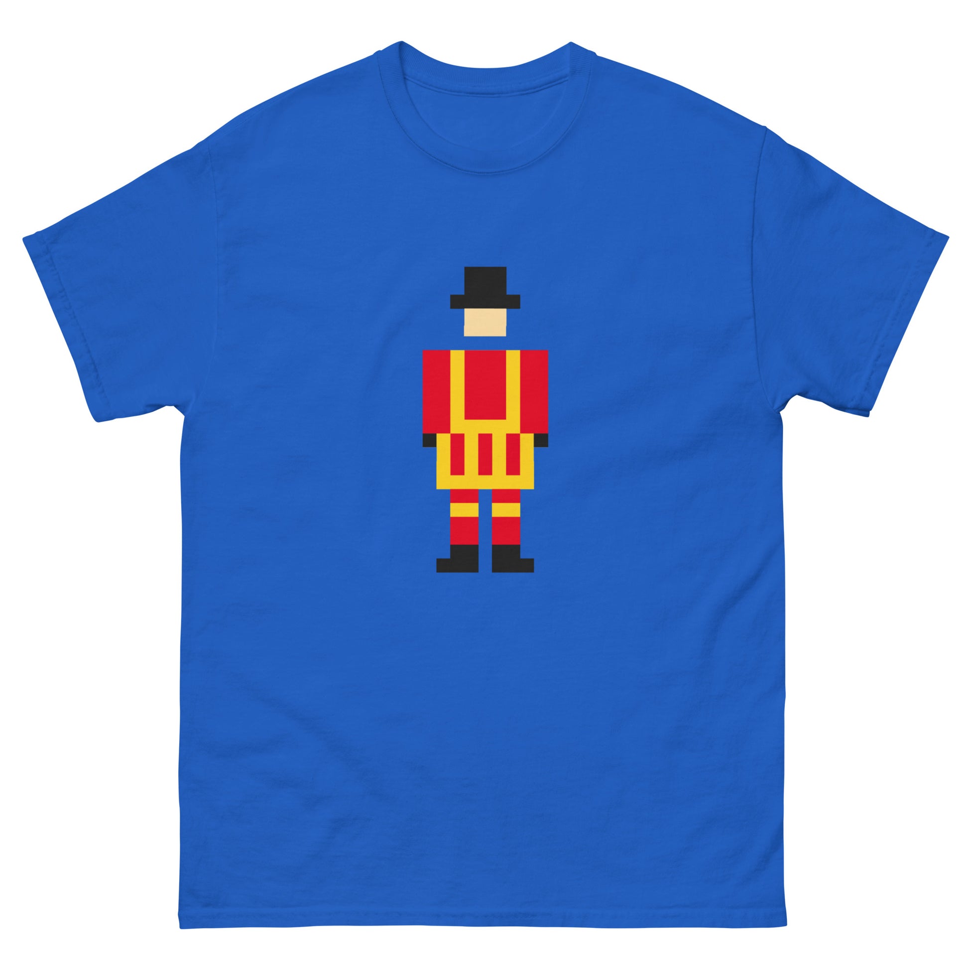 A royal guard or beefeater from the Tower of London. The royal guard is a pixel design suitable for all. 