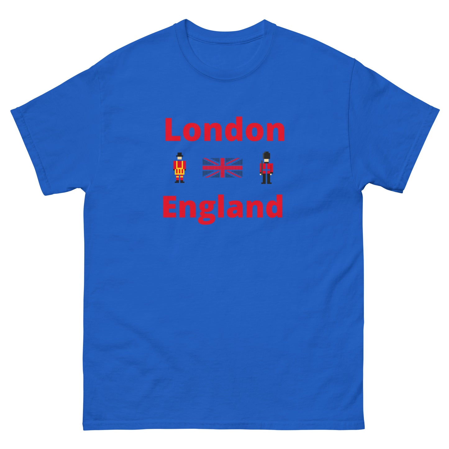 I love London with royal guard, Union Jack and solider T-Shirt