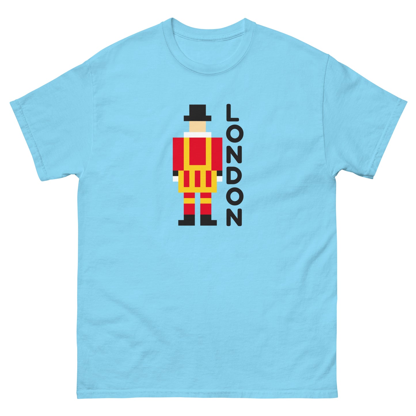 Royal Guard AKA Tower of London Beefeater Pixelated Design t-shirt