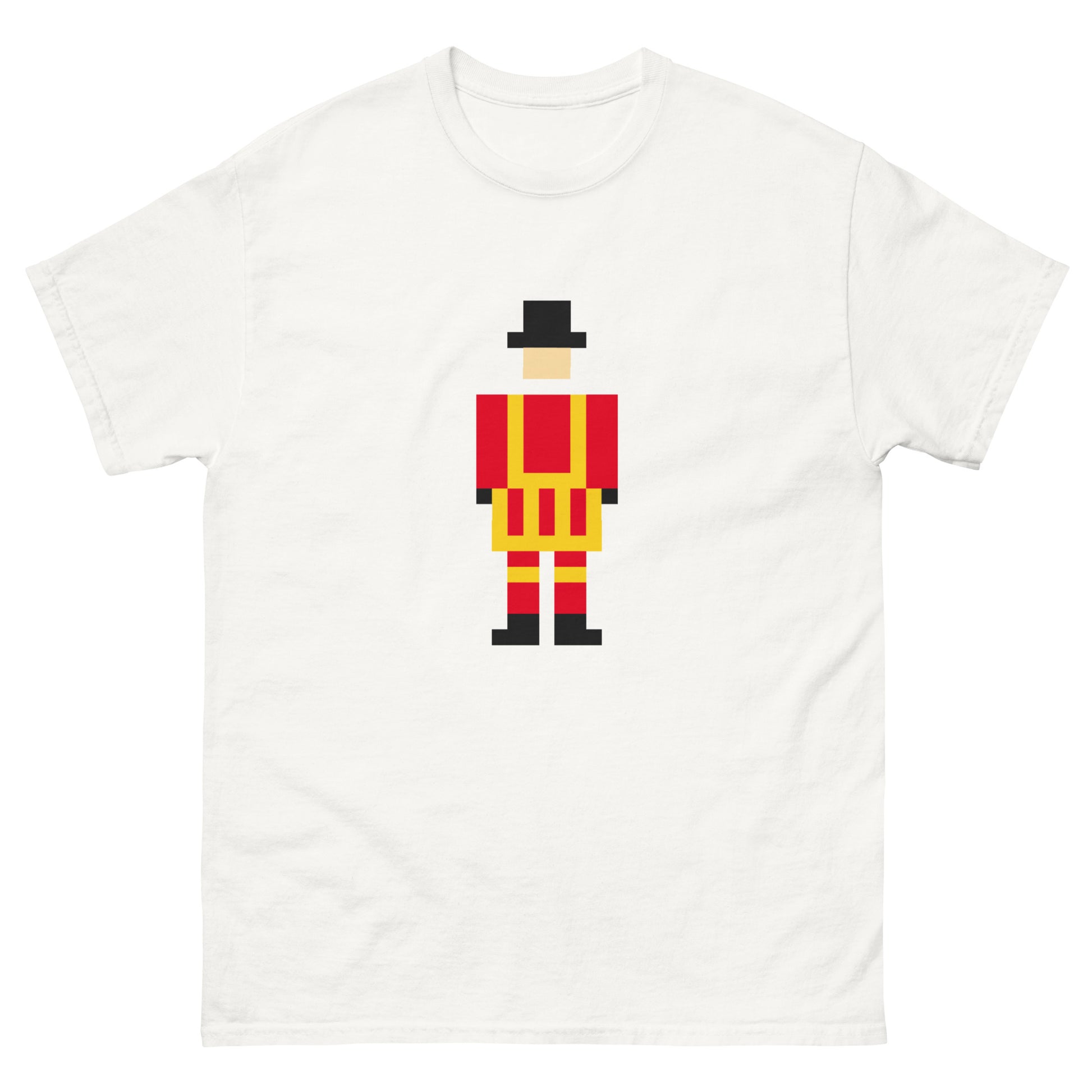 A royal guard or beefeater from the Tower of London. The royal guard is a pixel design suitable for all. 